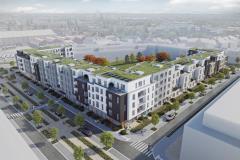 	1er lauréat - Marché de service et de travaux relatif à la construction d’un ensemble de 126 logements, une crèche, une salle communautaire et un commerce casco, situé dans le nouveau quartier des Trèfles à Anderlecht.